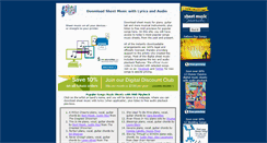 Desktop Screenshot of download-sheet-music-online.com